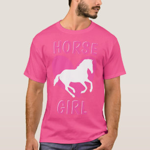 Camiseta Horse Girl Horseback Andando Sobre Cavalo Equestre