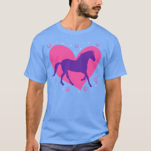 Camiseta Horse Girl Horseback Andando Sobre Cavalo Equestre