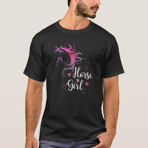 Camiseta Horse Girl  Love Horses Riding Rider Kids Women