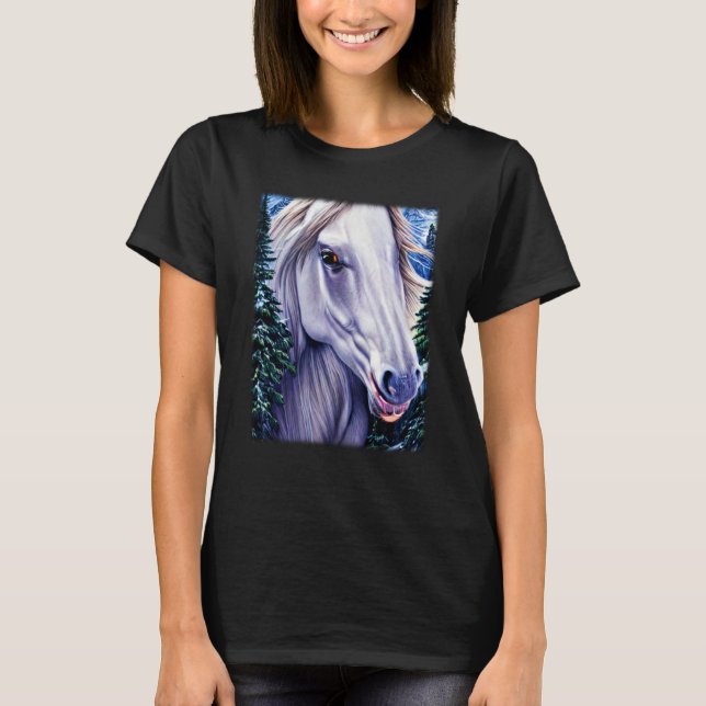Camiseta Horse graphic animal motif riding a with print hor (Frente)