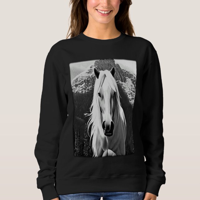 Camiseta Horse graphic animal motif riding a with print hor (Frente)