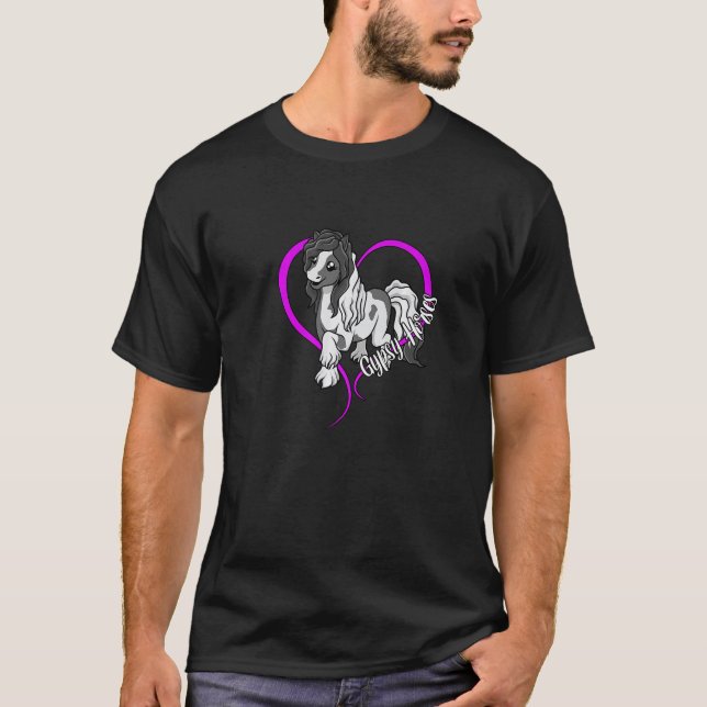 Camiseta Horse   Gypsy Vanner (Frente)