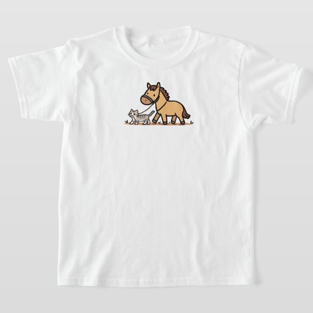 Camiseta Horse Love Kitty (Postura )