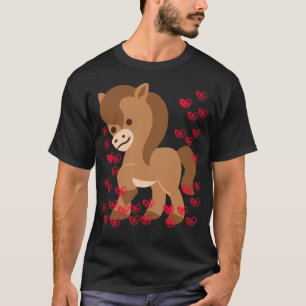 Camiseta Horse Love T marca, escola de cavaleiros