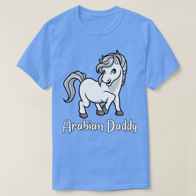 Camiseta Horse Lover Arabian Pai (Frente do Design)