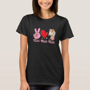 Camiseta Horse Lover Peace Sign Love Equine Riding