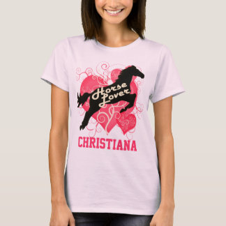 Camiseta Horse Lover Personalizado Christiana