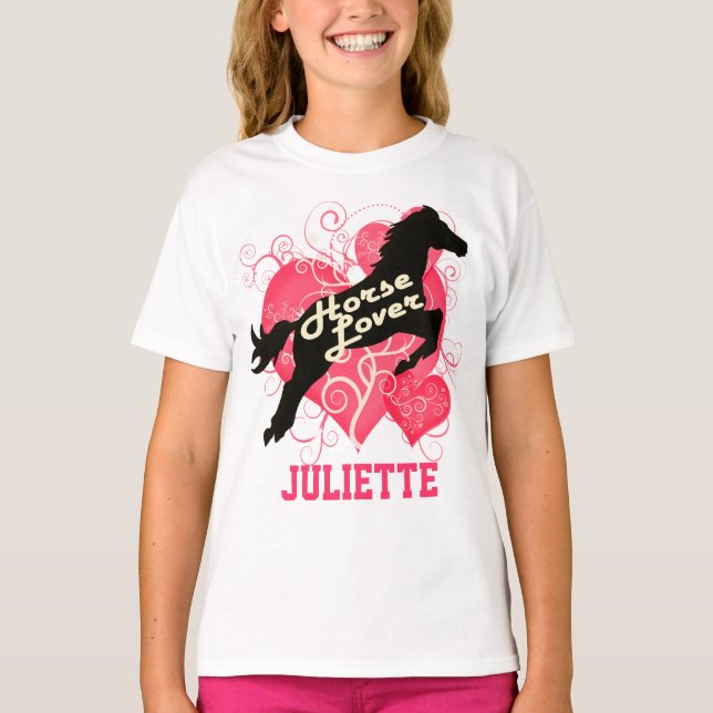 Camiseta Horse Lover Personalizado Juliette (Frente)