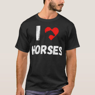 Camiseta Horse Lover Quote, eu adoro esporte tina martin