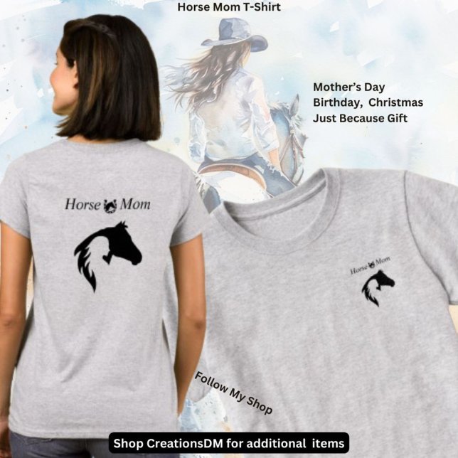 Camiseta Horse Mãe (Criador carregado)
