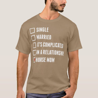 Camiseta Horse Mãe Cheque Família Mark