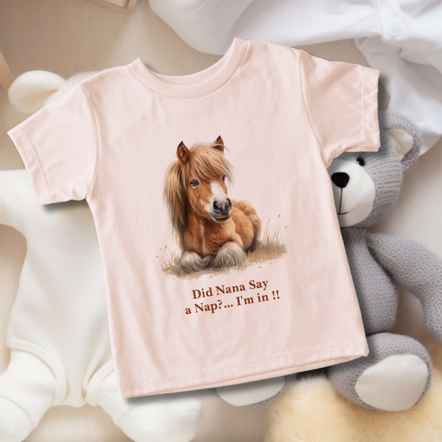 Camiseta Horse Nana Avó Personalizar Nome Avô (Criador carregado)