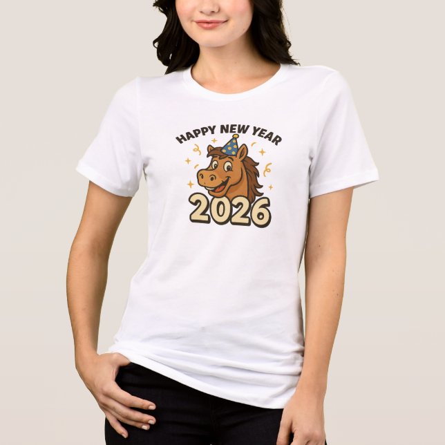 Camiseta Horse New Years 2026 (Frente)