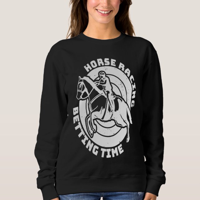 Camiseta Horse Racing Betting Time Horse Racing Betting (Frente)