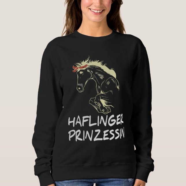 Camiseta Horse Reiter Haflinger Girls Jumping Haflinger Pri (Frente)
