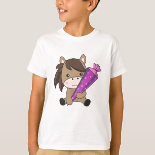 Camiseta Horse School Enrollment Kindergarten Pony