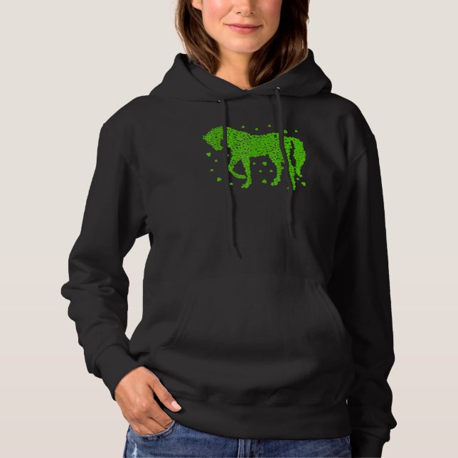 Camiseta Horse Shamrock Horseback Andando Equestrian Patric (Frente)