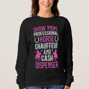 Camiseta Horse Show Mamãe Definição Equestre Mãe Cavalo Sho