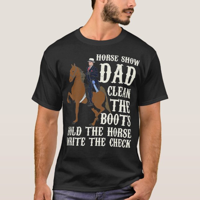 Camiseta Horse Show Pai Premium (Frente)