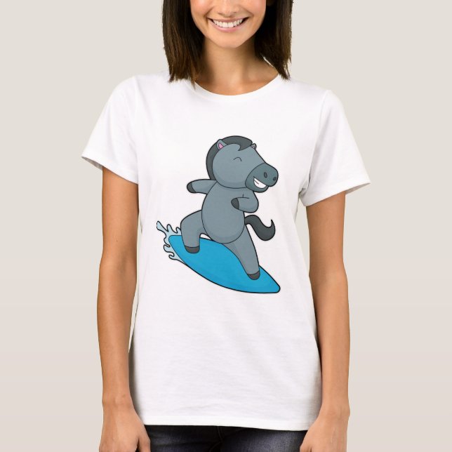 Camiseta Horse Surfer Water (Frente)