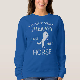 Camiseta HORSE TERAPÊUTICA ENGRAÇADA Cavalo Amadurece Ter