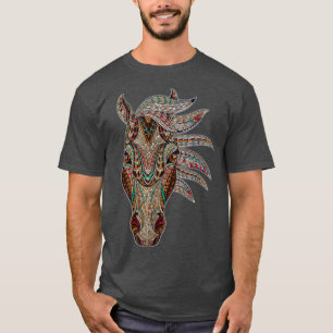 Camiseta Horse Tribal Abstrato Art Nativo Americano