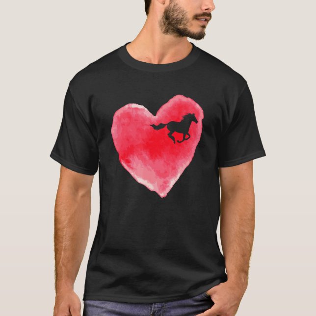 Camiseta Horse Watercolor (Frente)