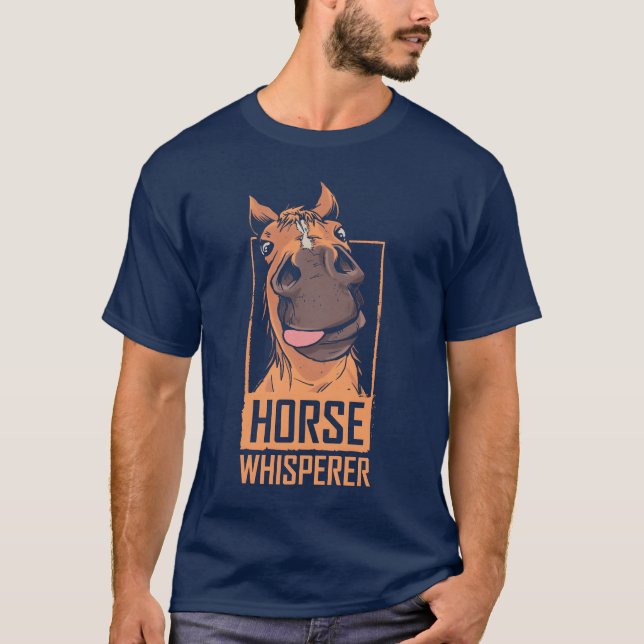 Camiseta Horse Whisperer Rider Lover Garota Equestre (Frente)