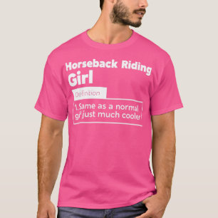 Camiseta Horseback Riding Girl