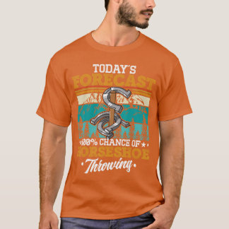 Camiseta Horseshoehrowing Game Playing Pitchingossing boy g