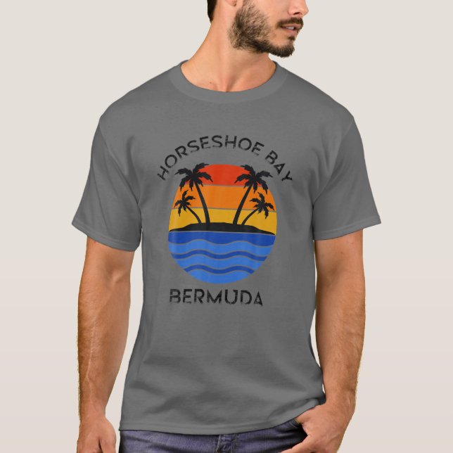 Camiseta Horsferes Bay Beach, Bermuda Dreamer's Divertiment (Frente)