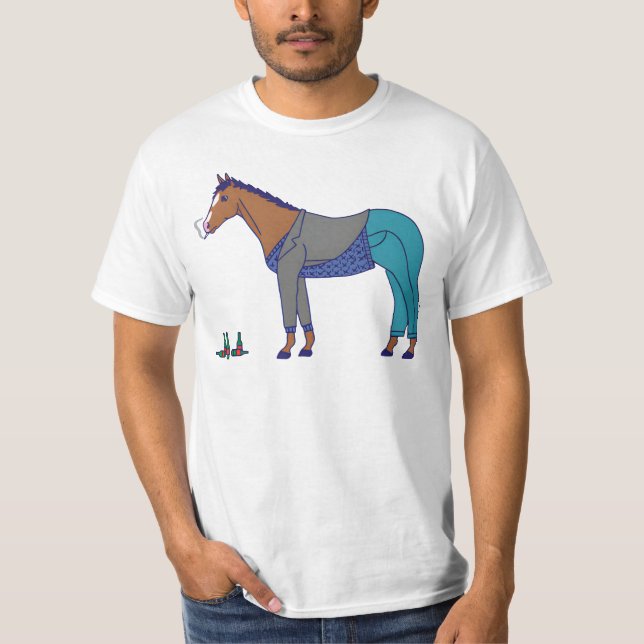 Camiseta "Horsin' Around - Bojack Horseman" (Frente)