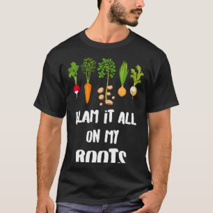 Camiseta Hortaliças de raiz jardinagem Jardim fofo 5dk