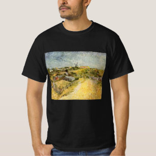 Camiseta Hortas Vegetais, Montmartre, por Vincent van Gogh