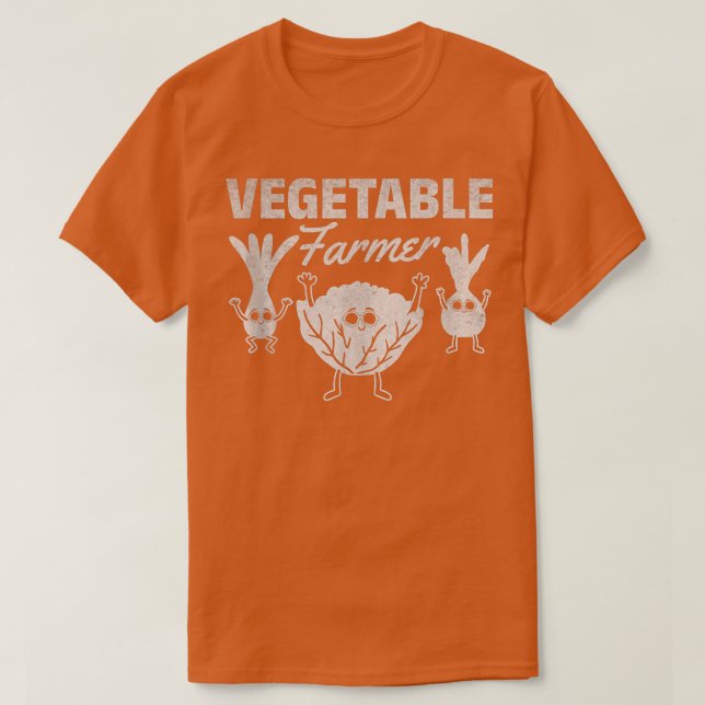 Camiseta Horticultura Jardineira Fazenda vegetal Engraçada (Frente do Design)