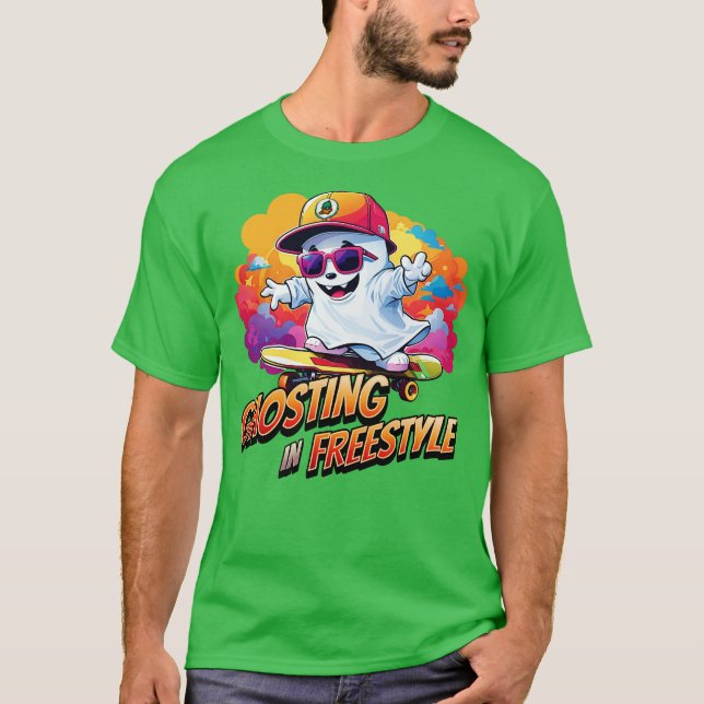 Camiseta Hospedagem em estilo livre (Frente)