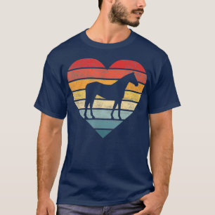 Camiseta Hóspede do Cavalo Presente Horseback Andando Eque
