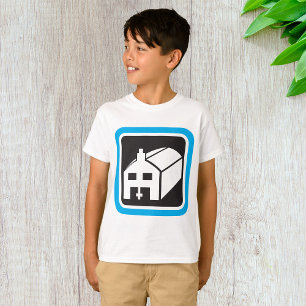 Camiseta Hospital Barn Icon Minimalista de Saúde