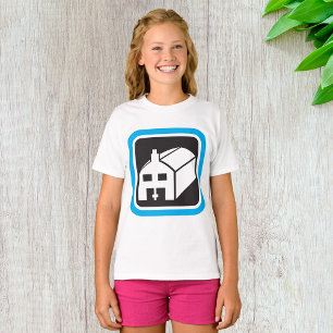 Camiseta Hospital Barn Icon Minimalista de Saúde
