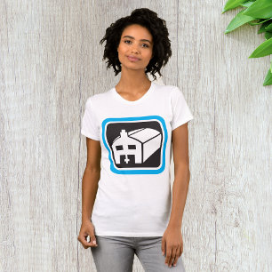 Camiseta Hospital Barn Icon Minimalista de Saúde