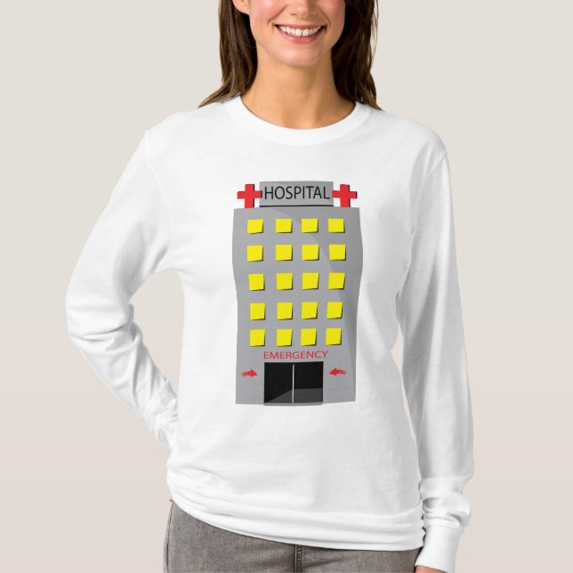Camiseta Hospital Building Emergency Entrance (Frente)
