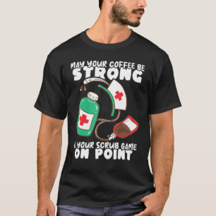 Camiseta Hospital de Enfermagem Café Forte e Jogo de Aventa
