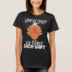 Camiseta Hospital de Enfermagem Pelo menos 20 vezes por tur