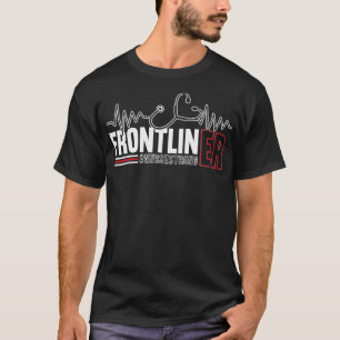 Camiseta Hospital Médico de Enfermeiros da Frontliner ER Nu