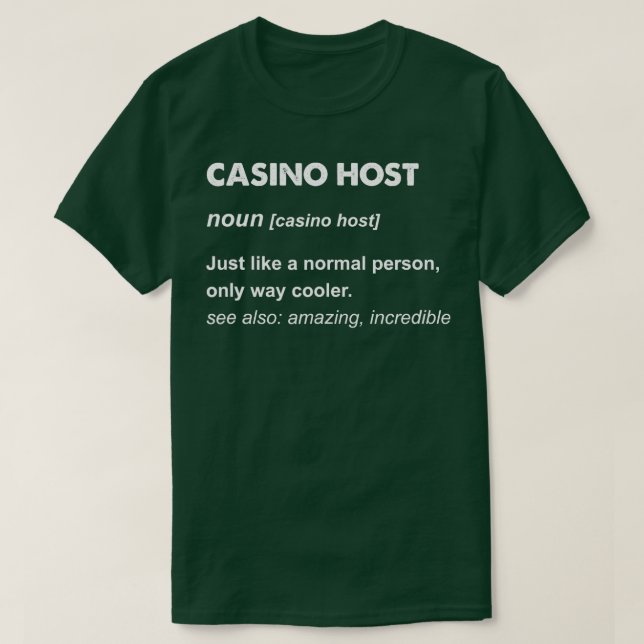 Camiseta Host Casino (Frente do Design)