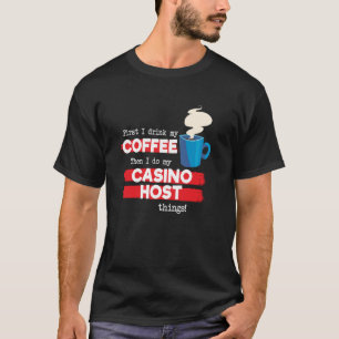 Camiseta Host e Café do Casino