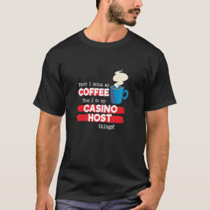Camiseta Host e Café do Casino