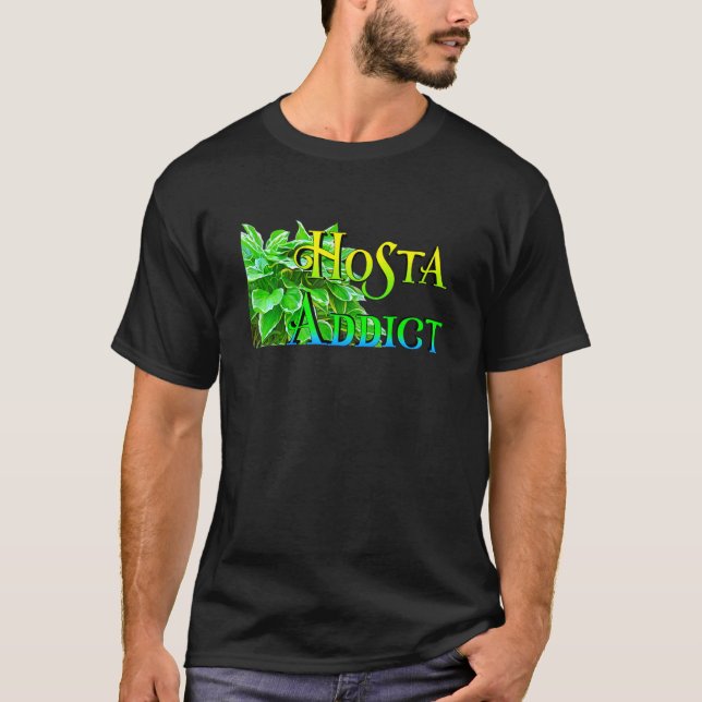 Camiseta Hosta Viciado Hostas Plantas de Jardim Para Jardin (Frente)