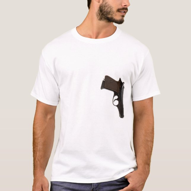 Camiseta Hoster do ombro de Walther PPK (Frente)