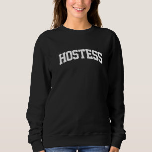 Camiseta Hostess Vintage Retro Sports College Gym Arch Funn